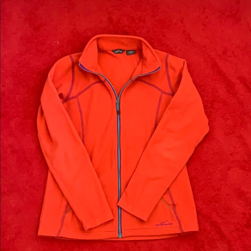 #30 Eddie Bauer Fleece Raglan-Sleeve Full-Zip Jacket